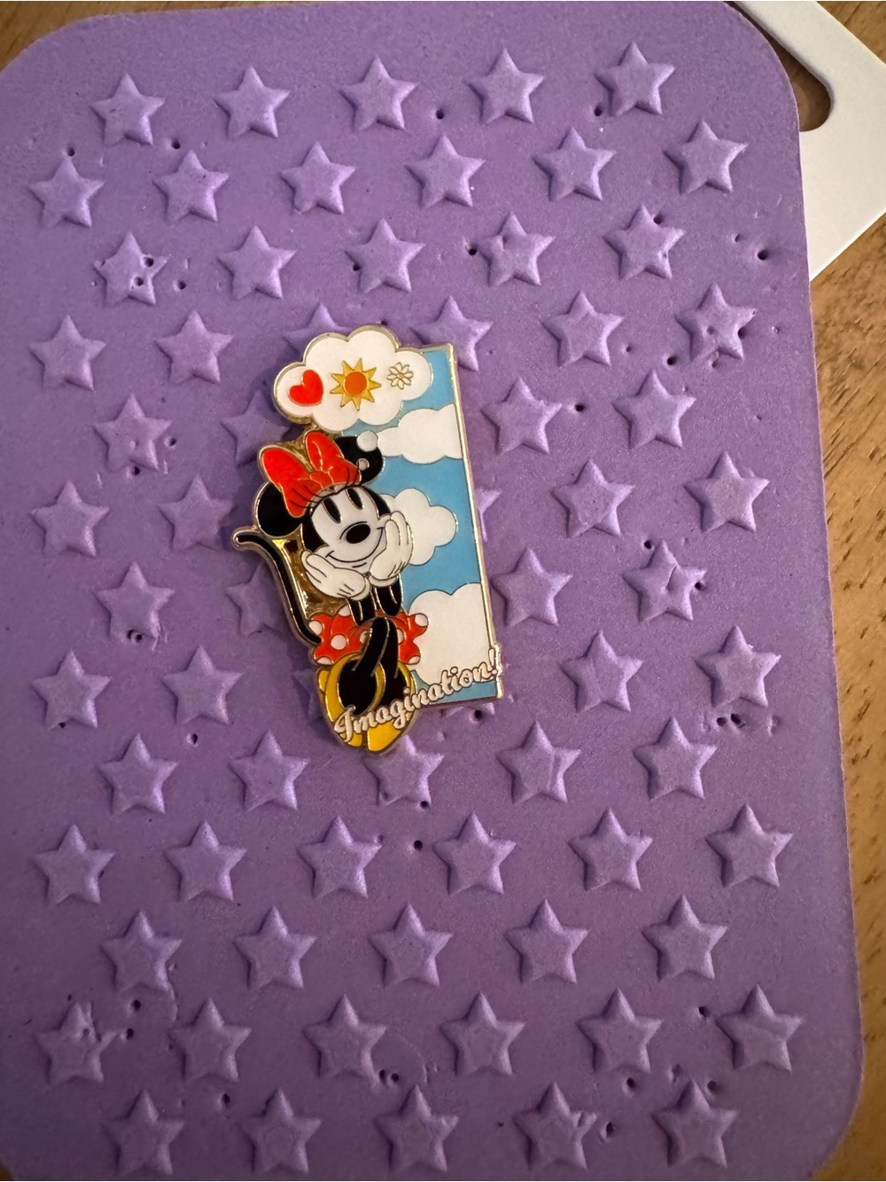 Loungefly Minnie 'Imagination' Enamel Pin - Black, Red, White, Blue, Yellow